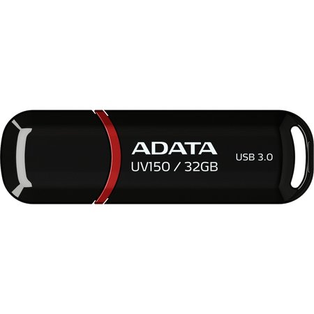 ADATA Adata Dashdrive Uv150 32Gb Usb 3.0 Flash Drive Auv150-32G-Rbk (Black) AUV150-32G-RBK